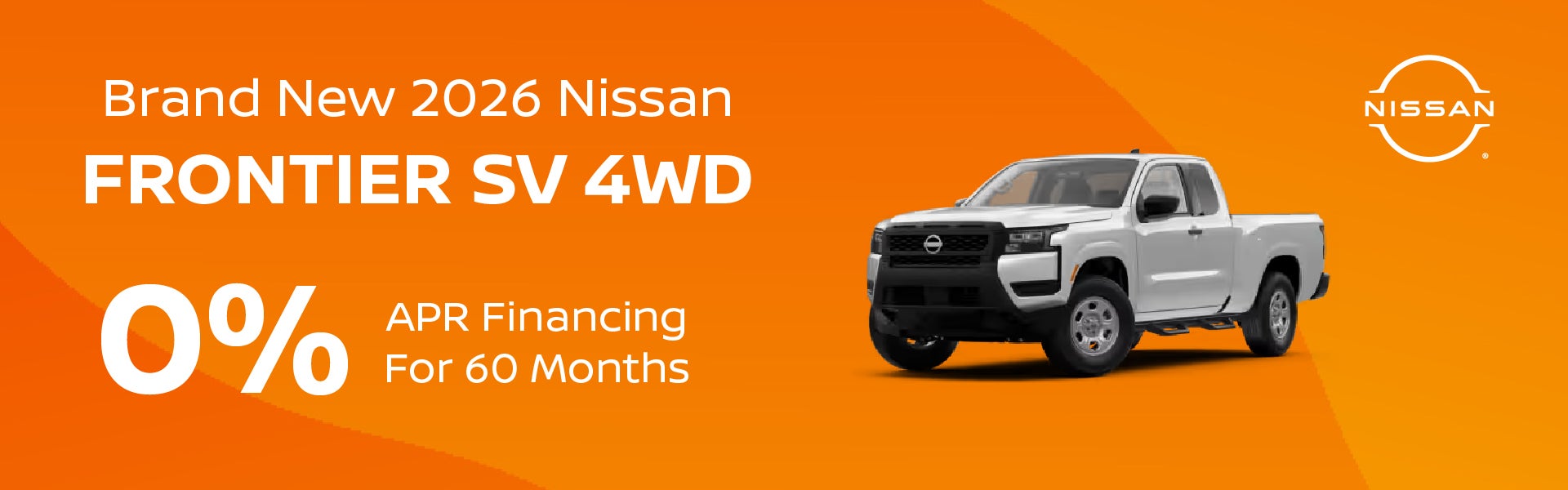 Brand New 2026 Nissan FRONTIER SV 4WD