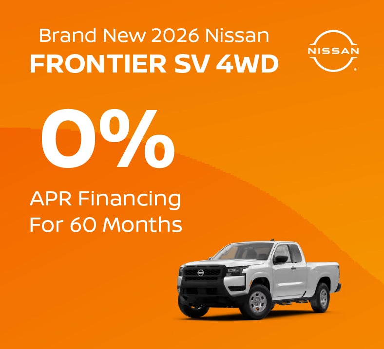 Brand New 2026 Nissan FRONTIER SV 4WD
