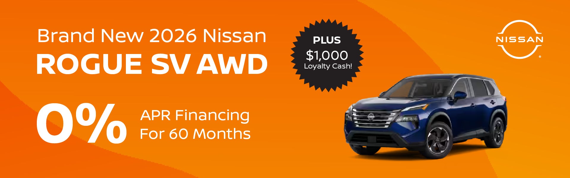 Brand New 2026 Nissan ROGUE SV AWD